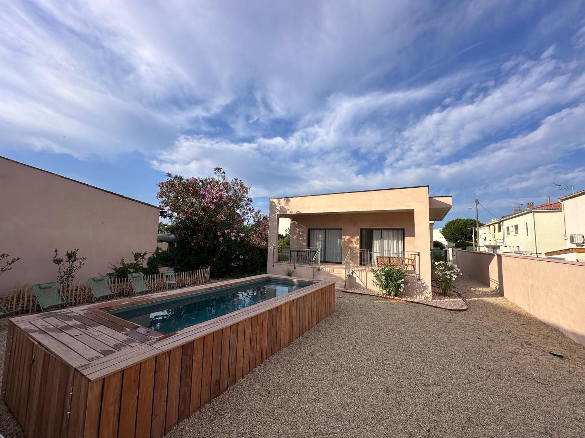 Villa Familiale Avec Piscine Hyper Centre Valras-Plage Kültér fotó